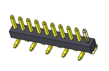 тип 1 *2PIN соединителя SMT заголовка Pin одиночной строки 1.00mm женский к 1*40PIN