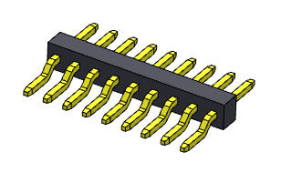Тип 1 *2PIN одиночной строки R/A SMT соединителя 1.00mm заголовка Pin к 1*40PIN H=1.00mm