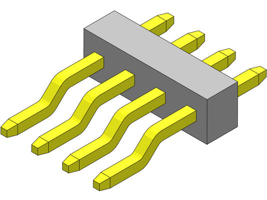 Тип 1 *2PIN одиночной строки R/A SMT соединителя 1.00mm заголовка Pin к 1*40PIN H=1.00mm