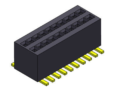 женщина строки SMT 0.80mm двойная к женскому заголовку 2*3PIN Pin к 2*50PIN