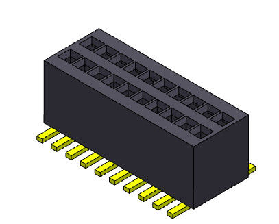 женщина строки SMT 0.80mm двойная к женскому заголовку 2*3PIN Pin к 2*50PIN