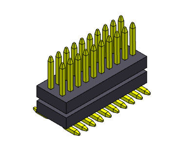 2*3PIN к стогу прямому SMT строки соединителей 0.80mm заголовка Pin 2*50PIN двойному
