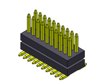 2*3PIN к стогу прямому SMT строки соединителей 0.80mm заголовка Pin 2*50PIN двойному
