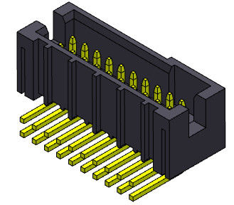 тип 1.0AMP погружения двойной строки соединителя заголовка коробки 1.27mm R/A
