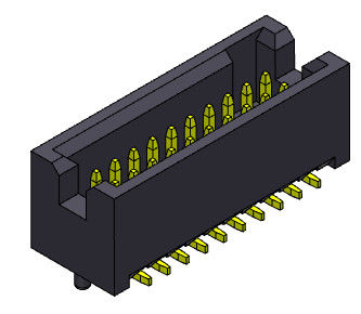 тип соединителя 1.27mm SMT заголовка коробки 300V AC/DC с колышками