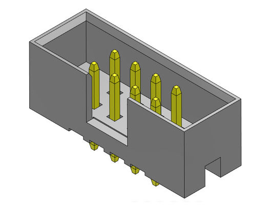 тип H=5.60mm погружения двойной строки заголовка 2mm коробки 500V AC/DC прямой