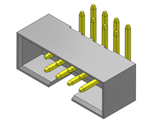 Тип 2 *8-2*25Pin двойной строки заголовка коробки тангажа 2AMP 2mm прямоугольное