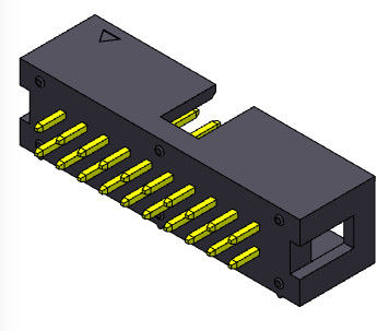 Заголовок 2*3-2*32Pin 600V AC/DC коробки погружения 2.54mm двойной строки прямой