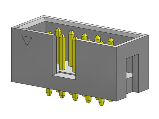 Заголовок 2*3-2*32Pin 600V AC/DC коробки погружения 2.54mm двойной строки прямой