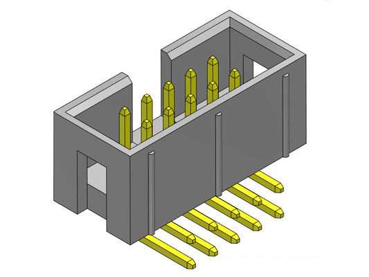 Удваивает строка тип 2 *3-2*32Pin Nylot6T 3AMP заголовка коробки 2,54 Mm прямоугольное