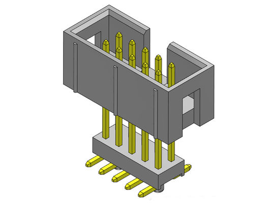 строка заголовка 2.54mm коробки 2*3-2*32Pin двойная повысила тип погружения SMT