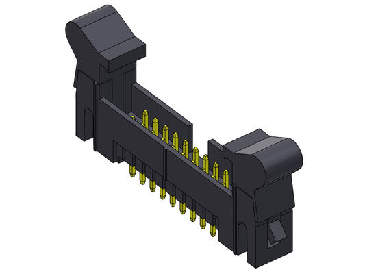 Прямой тип заголовок 2.54mm 2*4-2*32Pin 3AMP погружения выталкивателя соединителя заголовка коробки Nylon9T
