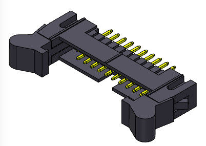 Прямой тип заголовок 2.54mm 2*4-2*32Pin 3AMP погружения выталкивателя соединителя заголовка коробки Nylon9T