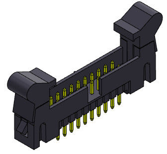 Прямой тип заголовок 2.54mm 2*4-2*32Pin 3AMP погружения выталкивателя соединителя заголовка коробки Nylon9T