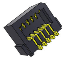 Бортовая доска входа SMT для восхождения на борт тангажа 0.80mm 10-60Pin UL94V0 PA69T соединителя