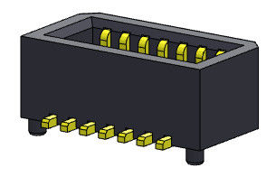 доска 08-50Pin SMT для восхождения на борт тангажа 0.80mm UL94V0 PA69T соединителя