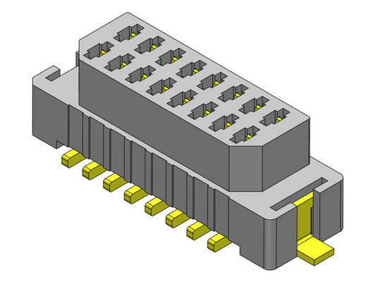 06-30 доска Pin SMT для восхождения на борт тангажа 1.00mm UL94V0 LCP соединителя