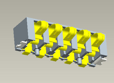 Тип соединитель SMT батареи 12v тангажа 2.5mm соединителя батареи
