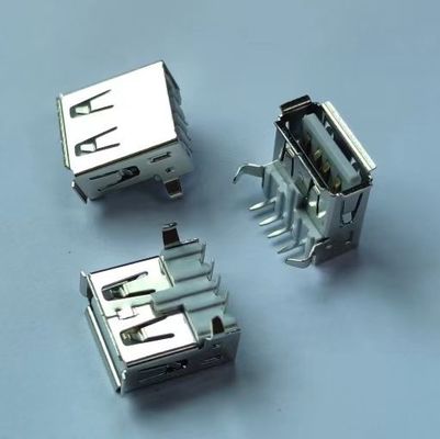 USB 2.0 Type Connector Female Right Angle Dip Тип соединителя