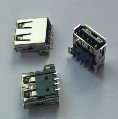 USB 2.0 Type Connector Female Right Angle SMT Type (Связующее устройство типа USB 2.0 A)